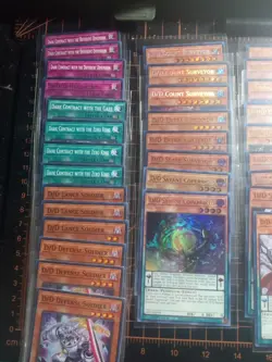yugioh cards d/d, d/d/d, d/d/d/d deck core super rares ultra rares and secret - Image 1