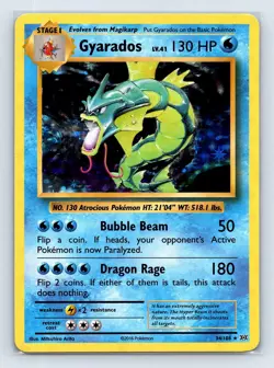 Gyarados HOLO RARE 34/108 Pokemon TCG XY Evolutions Card NM Shiny Holo - Image 1