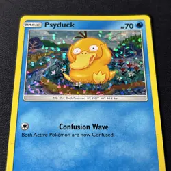 Psyduck 2/12 McDonalds 2018 Holo Promo Pokemon Card TCG Moderate Play - Image 2