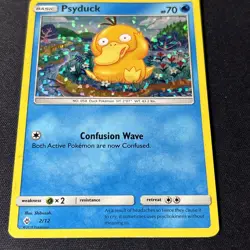 Psyduck 2/12 McDonalds 2018 Holo Promo Pokemon Card TCG Moderate Play - Image 3