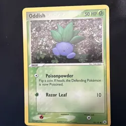 Pokemon Card - Oddish Hidden Legends 68/101 Reverse Holo - Image 1