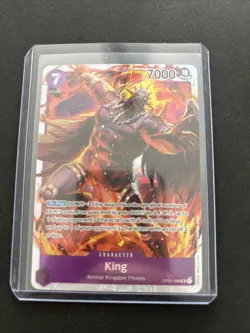 King OP01-096 One Piece Card Game TCG Romance Dawn Super Rare SR ENGLISH NM - Image 1
