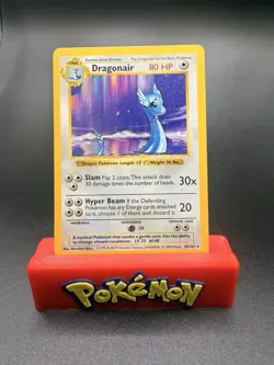 Vintage 1999 Pokemon Shadowless Dragonair 18/102 Card LP - Image 1