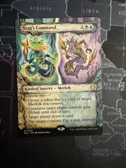 x1 Sygg's Command - Showcase R MTG Lorwyn Eclipsed M/NM, English - Image 1
