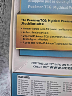 Mythical Pokemon Collection Box Jirachi XY112 Promo Sealed New 2016 Generations! 820650800887 - Image 3