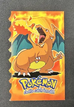 Charizard Pokemon Topps (1999) 6 Of 12 Die-Cut - Blue Label CWTC 9 - Image 1