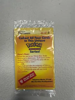 1x (Sealed) Electabuzz Pokemon WB Gold Stamped 1999 First Movie Black Star Promo - Image 1