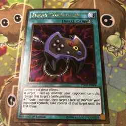 Yugioh Enemy Controller Gold Rare PGL2-EN076 1st Edition LP - Image 1