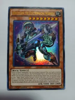 Yugioh Berserkion the Electromagna Warrior Ultra SDMY-EN004 1st Lightly Played - Image 1