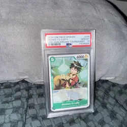 2024 Monkey D. Luffy OP09-036 EN 2nd Anniversary Tournament One Piece PSA 10 - Image 1