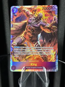 King OP01-096 One Piece Card Game TCG Romance Dawn Super Rare SR ENGLISH NM - Image 1