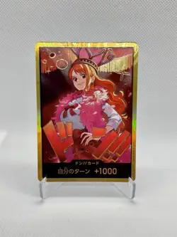 DON!! Nami GOLD EB03 Japanese ONE PIECE Card Heroines Edition - NM - Image 1