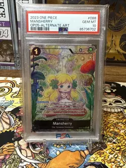 One Piece Awakening of the New Era- Mansherry Alternate Alt Art OP05-088 PSA 10 - Image 1