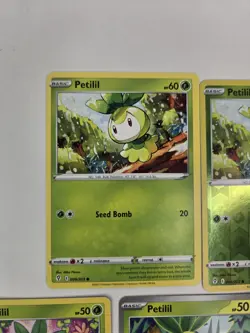 Pokemon Card Lot Of 10 Various Petilil & Lilligant Collection Reverse Holo Rare - Image 3