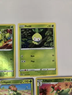 Pokemon Card Lot Of 10 Various Petilil & Lilligant Collection Reverse Holo Rare - Image 5