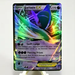 NM Pokemon GALLADE EX Card ROARING SKIES Set 34/108 XY X and Y Ultra Rare 170 HP - Image 1