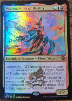 Veyran, Voice of Duality Commander 2021 Foil Magic: The Gathering - Image 1