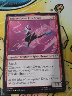 spider gwen free spirit Mono Red Budget Commander Deck - Image 1