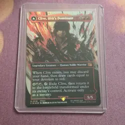Clive, Ifrit’s Dominant Borderless Foil, MTG Single, FIN 0318 Mythic NM - Image 3
