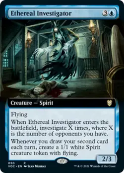 Ethereal Investigator (Extended Art) Innistrad: Crimson Vow Commander NM - Image 1