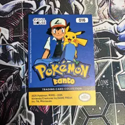2025 Pokemon Kanto Full House - Circles Holo Common - Pidgey #016 - Image 3