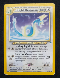 Pokemon TCG Light Dragonair Neo Destiny 22/105 Regular (HP) - Image 1
