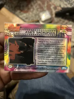 Topps Pokemon 1997 Mewtwo Strikes back Ash's Sacrifice Holo Foil #36 - Image 2