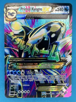 Pokemon Card - Primal Kyogre EX Full Art 149/160 XY-Primal Clash - Image 1