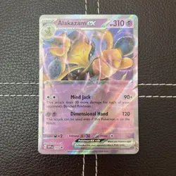 Pokemon TCG - Alakazam EX - SVP 050 - Scarlet & Violet Promo - NM Double Rare - Image 1