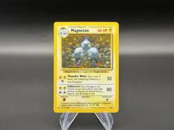 Magneton - Holo - 9/102 Base Set - WOTC Unlimited - Pokemon TCG - 1999 - Image 1