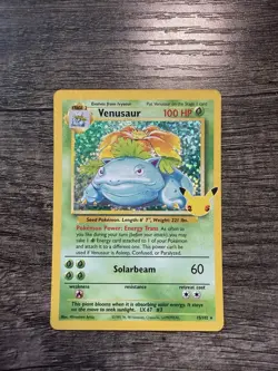 Venusaur Pokemon 15/102 Celebrations: Classic Collection Holo Rare NM - Image 1
