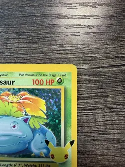 Venusaur Pokemon 15/102 Celebrations: Classic Collection Holo Rare NM - Image 2