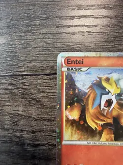 Pokemon 2010 Entei HGSS20 Promo Heart Gold Soul Silver Holo LP - Image 2