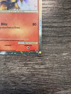 Pokemon 2010 Entei HGSS20 Promo Heart Gold Soul Silver Holo LP - Image 5