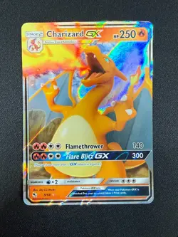 Charizard GX 9/68 - Hidden Fates (Pokemon) NM - Image 1