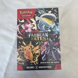 Pokemon TCG Scarlet & Violet Paldean Fates Booster Bundle Box 6 Packs - Image 1