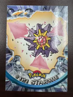 2000 Topps Pokemon TV Animation Edition Series 3 Non Holo 121 Starmie Blue Label - Image 1