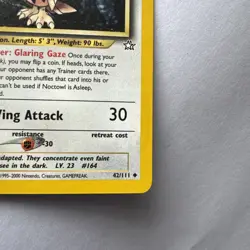 Pokemon TCG - Noctowl Neo Genesis 42/111 Regular - Lightly Played LP - Image 5