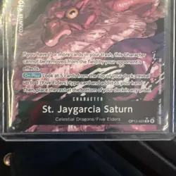 One Piece TCG St. Jaygarcia Saturn (Alternate Art) OP13-083 Carrying On His Will - Image 3
