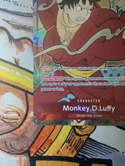 Monkey.D.Luffy (English Version 1st Anniversary Set) ST10-006 One Piece Foil - Image 4