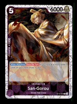 San-Gorou (Pirate Foil) Premium Booster -The Best- Vol. 2 ST18-003 NM One Piece - Image 1