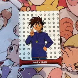 2025 Pokemon Kanto Full House - Circles Holo Gary Oak Character Card - P4 - Image 1