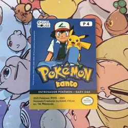 2025 Pokemon Kanto Full House - Circles Holo Gary Oak Character Card - P4 - Image 3