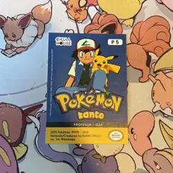 2025 Pokemon Kanto Full House - Circles Holo Professor Oak Character Card - P5 - Image 3