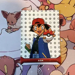 2025 Pokemon Kanto Full House - Circles Holo Ash Character Card - P1 - Image 1