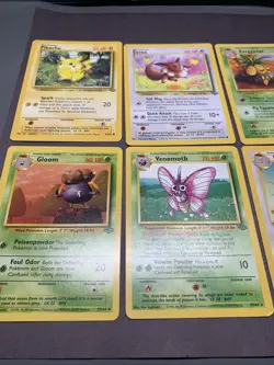 Pokemon TCG Jungle Unlimited Non Holo Rare Lot of 9 Cards WOTC VTG 1999 - Image 2