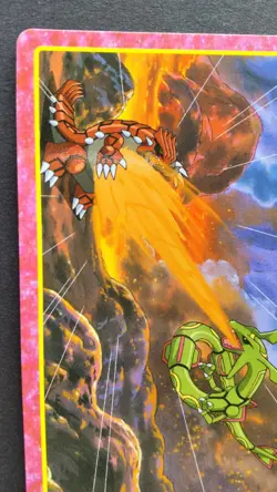 Rayquaza Pokemon Card Japanese Nintendo Game Rare Top No.200 F/S Played - Image 2