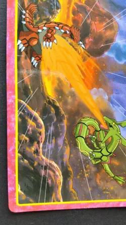 Rayquaza Pokemon Card Japanese Nintendo Game Rare Top No.200 F/S Played - Image 3