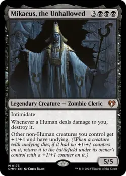 MTG English Mikaeus, the Unhallowed NM Foil Commander Masters - Image 1