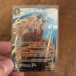 Dragon Ball Super Card Game SS3 Son Goku Card Universe at Stake SPR, BT20-095 - Image 1